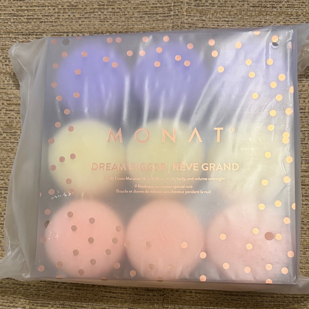NEW MONAT Dream Bigger Foam Rollers Set - DOES NOT COME IN ORIGINAL PACKAGING